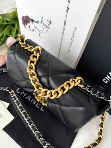 Модель в стилі Chanel Black Gold/Silver P10163 фото