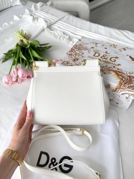 Сумка в стилі   Dolce & Gabbana White P19006 фото