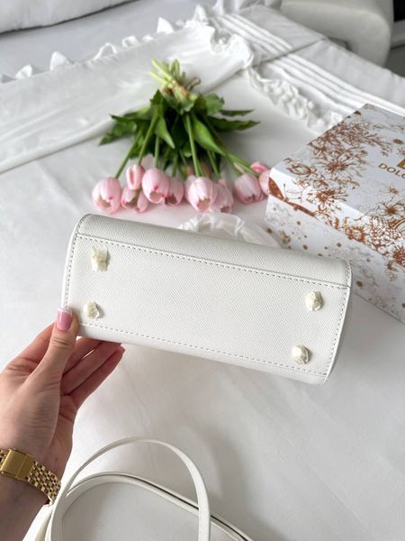 Сумка в стилі   Dolce & Gabbana White P19006 фото