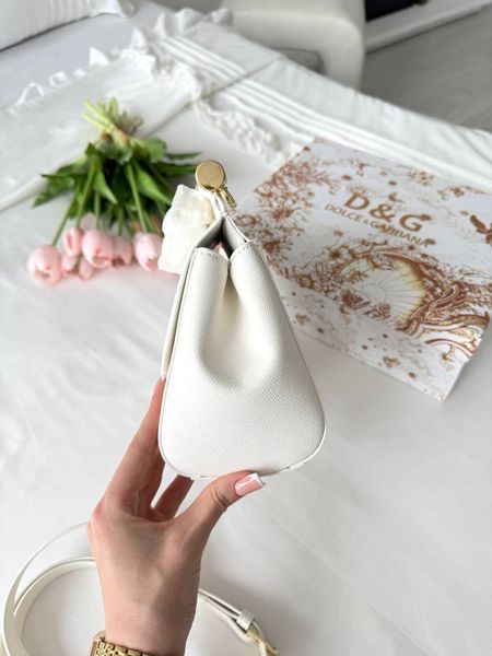 Сумка в стилі   Dolce & Gabbana White P19006 фото