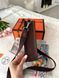 Модель в стилі Hermes Evelyne Chocolate 19см  P15053 фото 6
