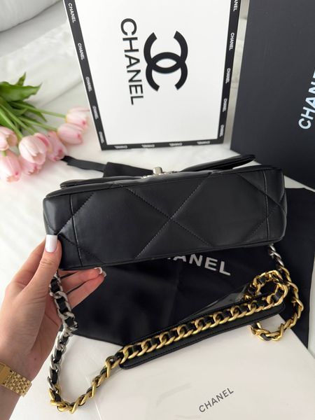 Модель в стилі Chanel Black Silver/Gold P10172 фото