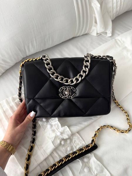 Модель в стилі Chanel Black Silver/Gold P10172 фото