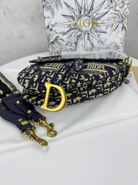 Сумка в стилі Dior Saddle Logo P6044 фото