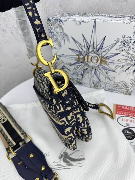 Сумка в стилі Dior Saddle Logo P6044 фото