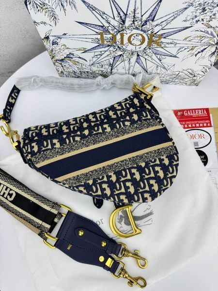 Сумка в стилі Dior Saddle Logo P6044 фото