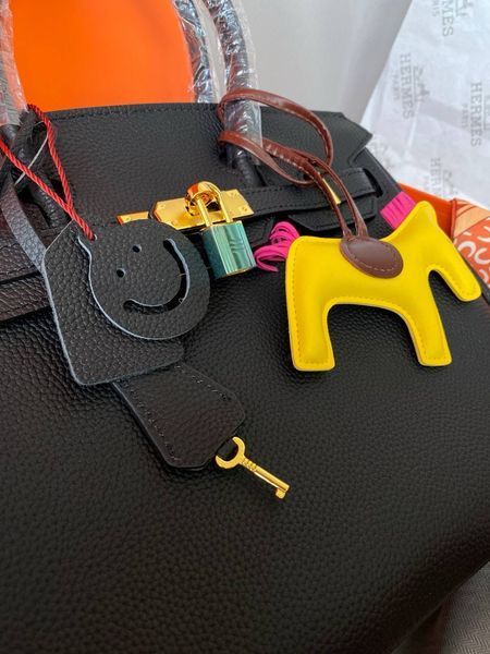 Сумка в стилі Hermes Birkin Black Gold   P15001 фото