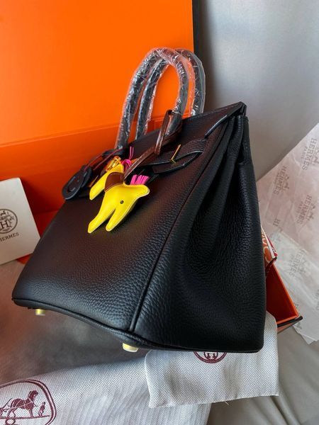 Сумка в стилі Hermes Birkin Black Gold   P15001 фото