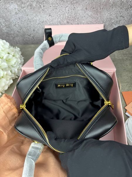 Сумка в стилі Miu Miu Black P17016 фото