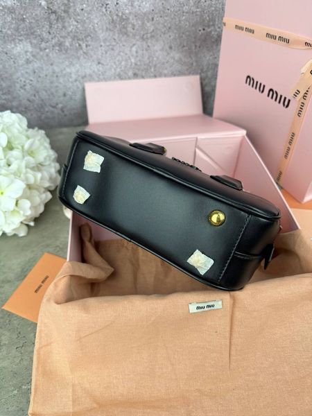 Сумка в стилі Miu Miu Black P17016 фото