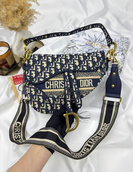 Сумка в стилі Dior Saddle Logo P6044 фото