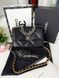 Модель в стилі Chanel Black Silver/Gold