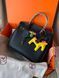 Сумка в стилі Hermes Birkin Black Gold   P15001 фото 2