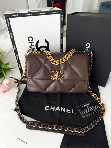 Модель в стилі Chanel Chocolate Gold/Silver P10173 фото