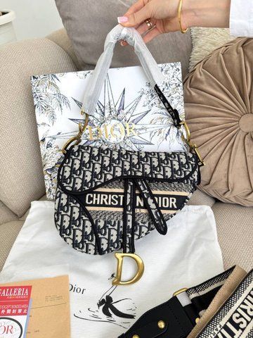 Сумка в стилі Dior Saddle Logo P6043 фото