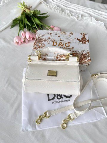 Сумка в стилі Dolce & Gabbana White P19007 фото