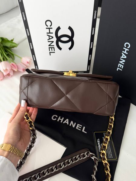 Модель в стилі Chanel Chocolate Gold/Silver P10173 фото