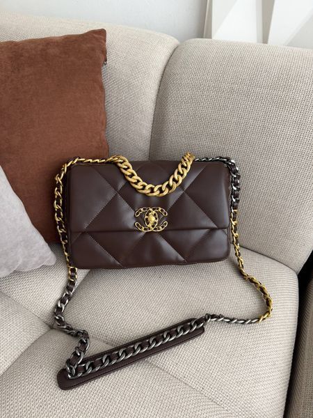 Модель в стилі Chanel Chocolate Gold/Silver P10173 фото