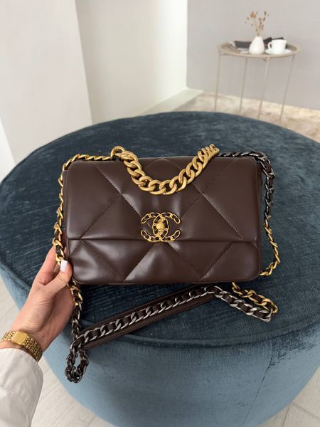 Модель в стилі Chanel Chocolate Gold/Silver P10173 фото