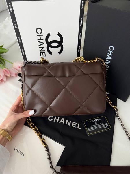 Модель в стилі Chanel Chocolate Gold/Silver P10173 фото