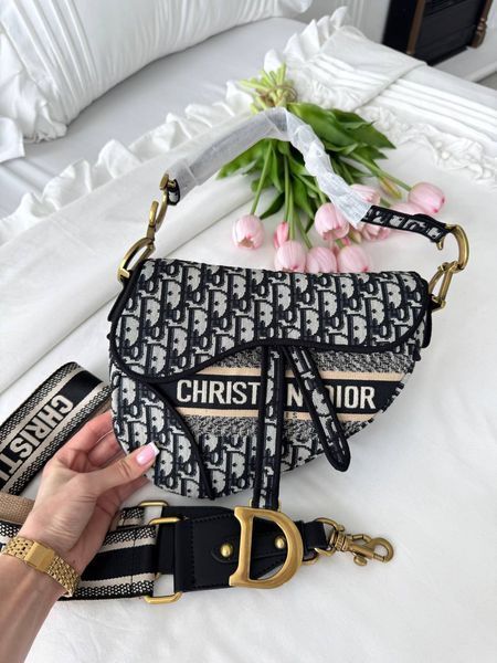 Сумка в стилі Dior Saddle Logo P6043 фото