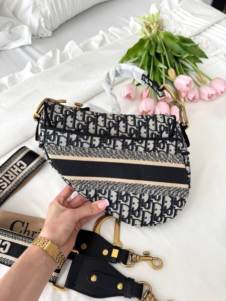 Сумка в стилі Dior Saddle Logo P6043 фото