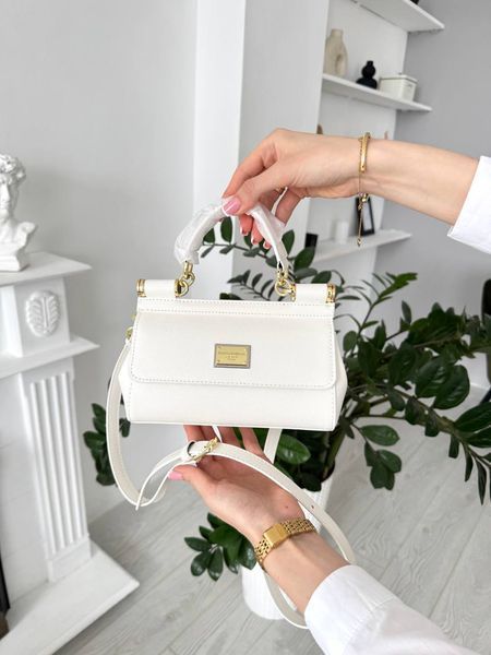 Сумка в стилі Dolce & Gabbana White P19007 фото