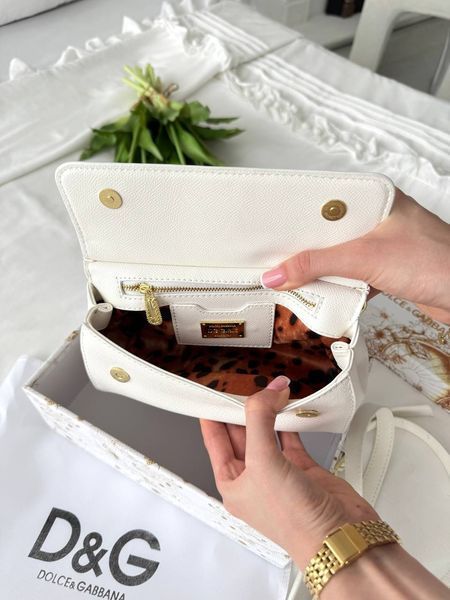 Сумка в стилі Dolce & Gabbana White P19007 фото