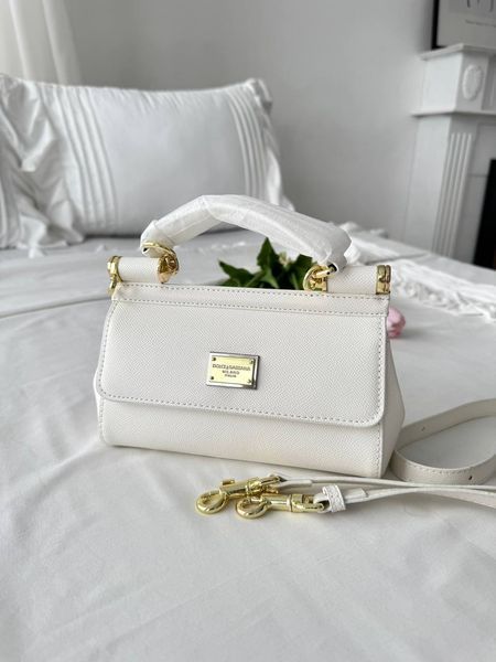 Сумка в стилі Dolce & Gabbana White P19007 фото