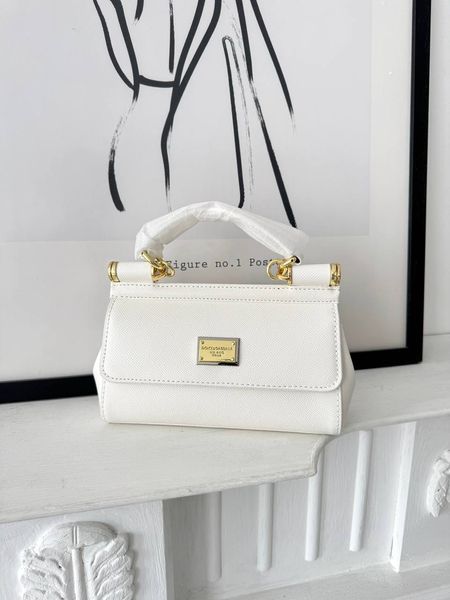 Сумка в стилі Dolce & Gabbana White P19007 фото
