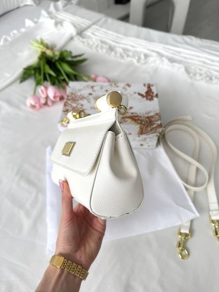Сумка в стилі Dolce & Gabbana White P19007 фото