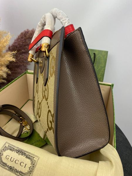 Сумка в стилі Gucci Diana Jumbo Brown P11006 фото