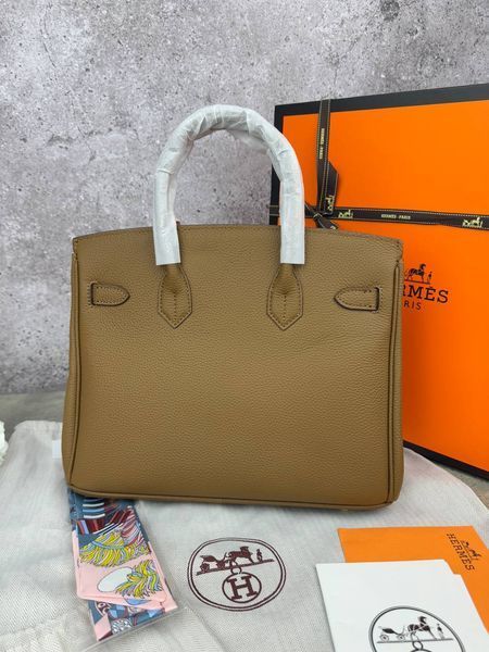 Сумка в стилі Hermes Birkin Brown Gold  P15015 фото