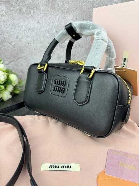 Сумка в стилі Miu Miu Black P17002 фото