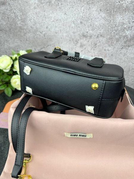 Сумка в стилі Miu Miu Black P17002 фото