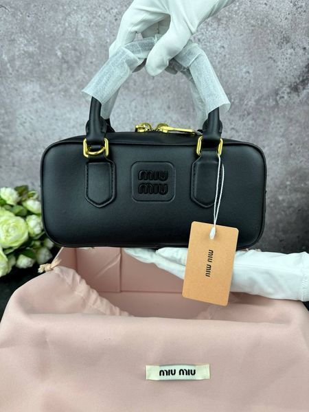 Сумка в стилі Miu Miu Black P17002 фото