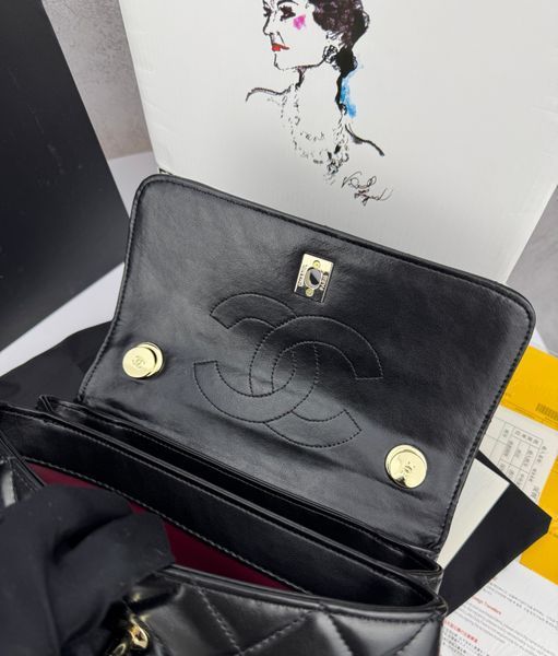 Модель в стилі Chanel Black Gold P10105 фото