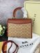 Сумка в стилі Coach Brown P9033 фото 9