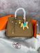 Сумка в стилі Hermes Birkin Brown Gold  P15015 фото 1