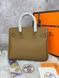 Сумка в стилі Hermes Birkin Brown Gold  P15015 фото 5
