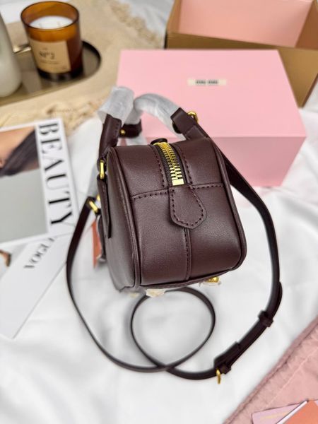 Сумка в стилі Miu Miu Chocolate P17037 фото