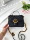 Сумка в стилі Gucci Marmont Black P11037 фото 2