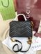 Сумка в стилі Gucci Marmont Black P11037 фото 3