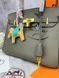 Сумка в стилі Hermes Birkin Grey Gold P15014 фото 16