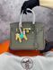 Сумка в стилі Hermes Birkin Grey Gold P15014 фото 4