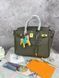 Сумка в стилі Hermes Birkin Grey Gold P15014 фото 3