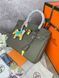 Сумка в стилі Hermes Birkin Grey Gold P15014 фото 9