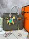 Сумка в стилі Hermes Birkin Grey Gold P15014 фото 2