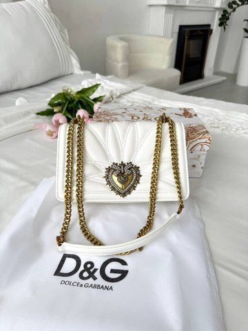Сумка в стилі  Dolce & Gabbana White P19009 фото