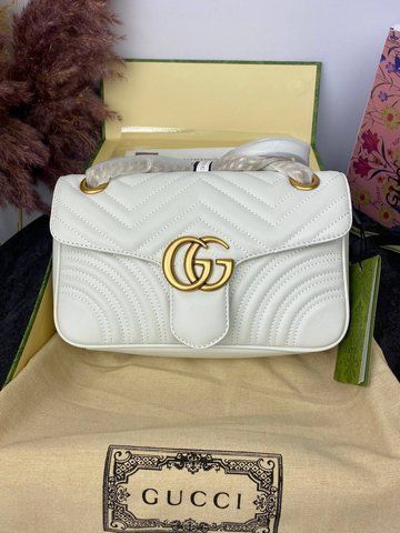 Сумка в стилі Gucci Marmont Milk Р11005  фото